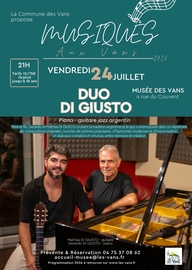 affiche concert MAV Duo Di Giusto 24 juillet 2026