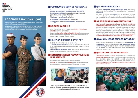Service national pour les 18-25 ans