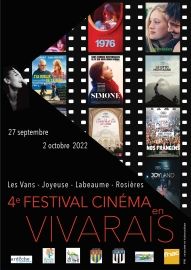 Affiche 4e festival cinéma en Vivarais 