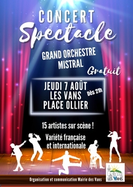 Concert sur la Place Ollier