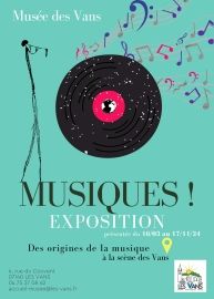 Affiche expo Musiques ! 2024-musée des Vans