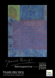 Affiche Jeanick Bouys Rétroscpective