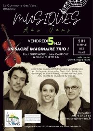 Affiche Musiques aux Vans 5 mai 2023