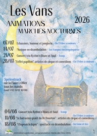 Animations marchés nocturnes 2026