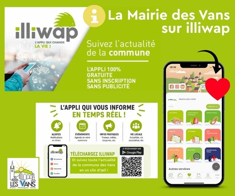 La commune des Vans rejoint illiwap !