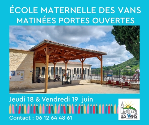 Portes ouvertes école maternelle