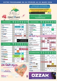 Programme Espace Vivans - Février 2026