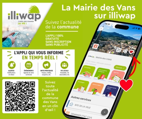 Toute l'actualité de la commune sur illiwap